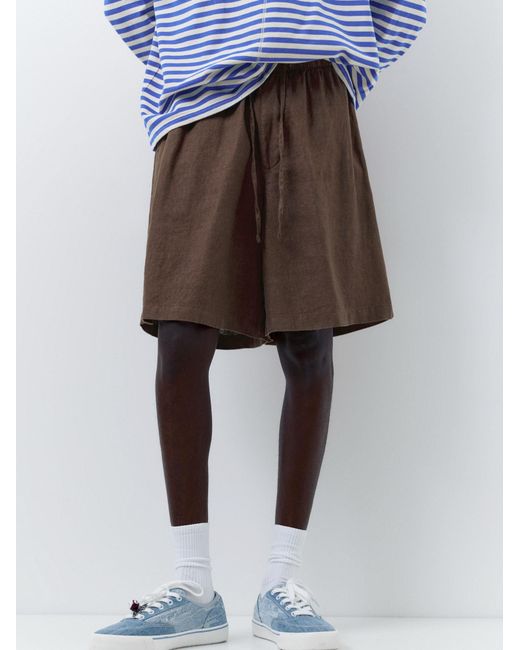 Pull&Bear Shorts in Brown für Herren