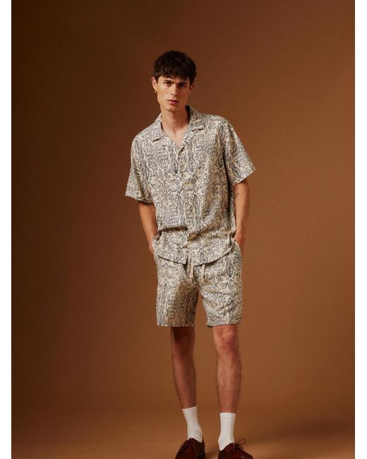 Solid Leinenhose Sdliam in Natural für Herren