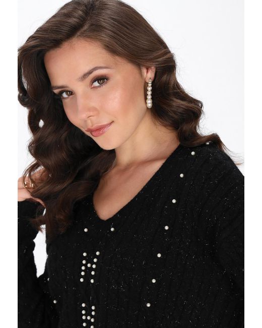 faina Black Pullover