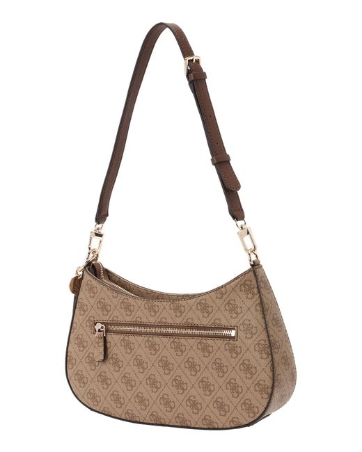 Guess Brown Schultertasche Noelle Ii Top Zip Shoulder Bag