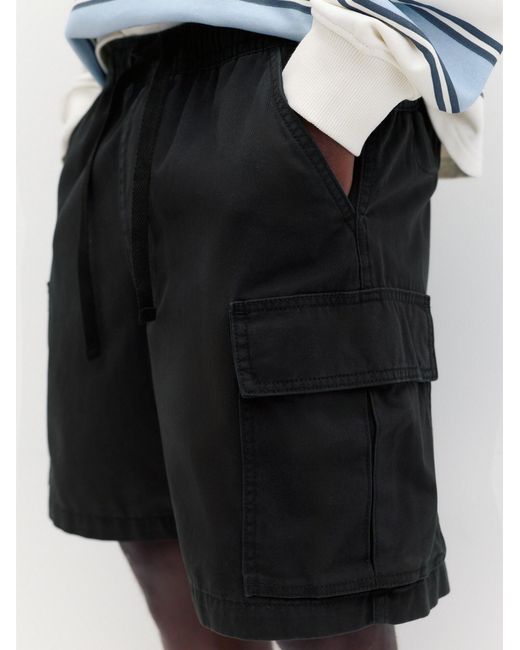 Pull&Bear Shorts in Black für Herren