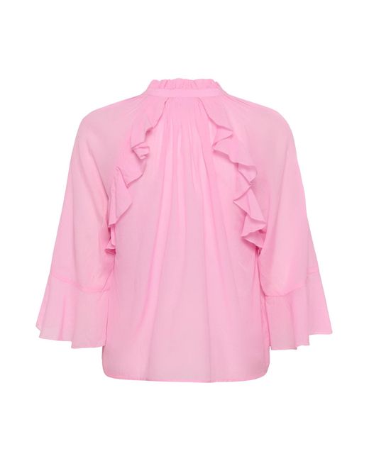 Kaffe Pink Bluse Kaflora