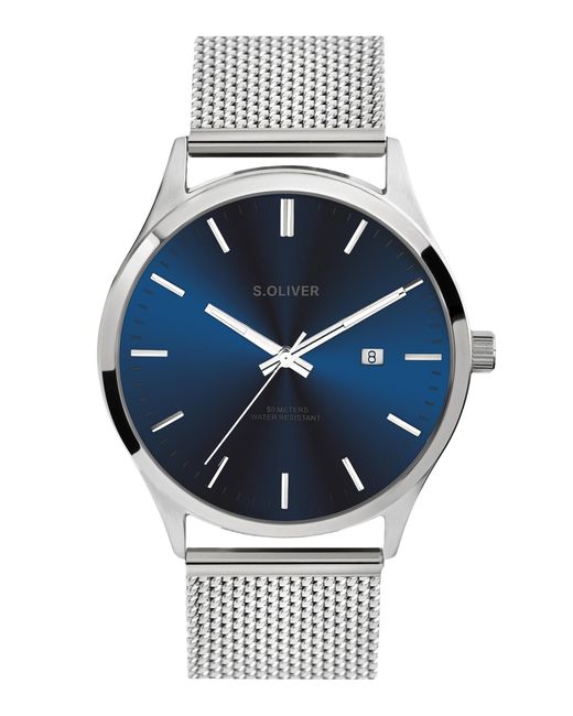 S.oliver Analoguhr in Gray für Herren