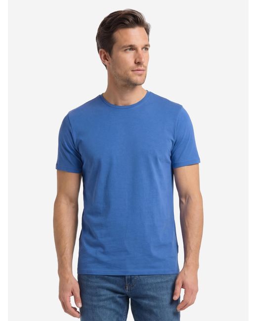 Redmond Shirt Basic in Blue für Herren