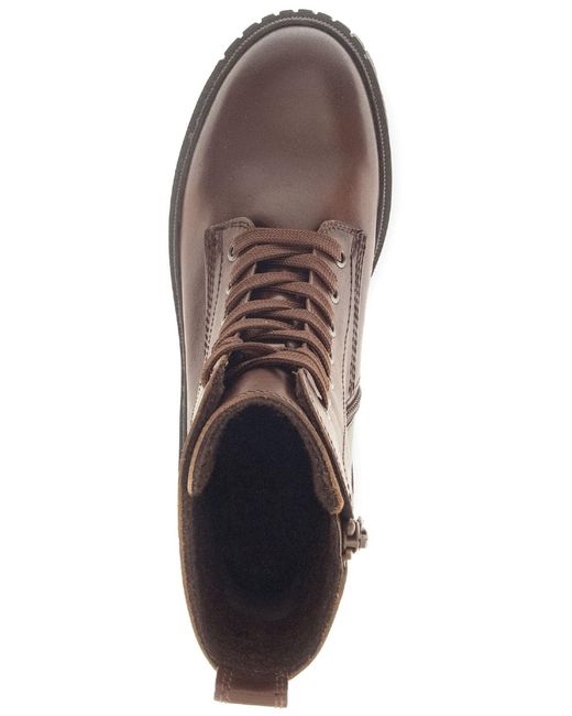 Gabor Brown Schnürstiefelette