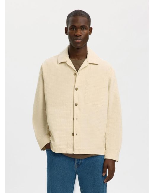 SELECTED Hemd in Natural für Herren