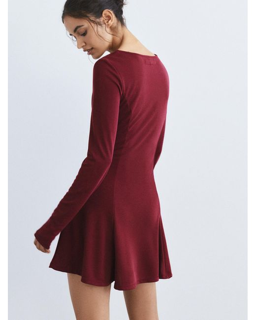 Pull&Bear Red Kleid