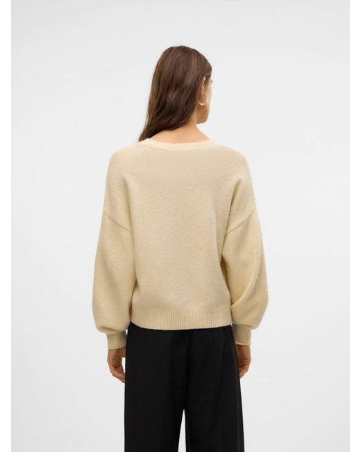 Vero Moda Natural Strickjacke 'Vmcecily'