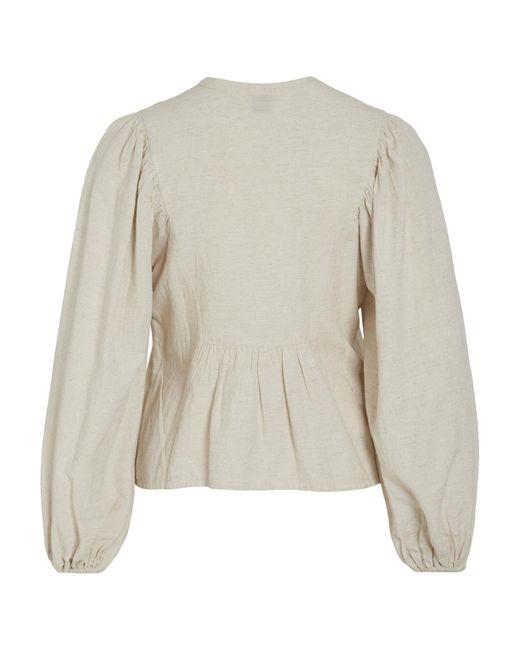Vila White Bluse