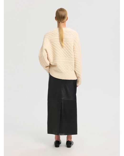 SELECTED Natural Pullover Slfnelly