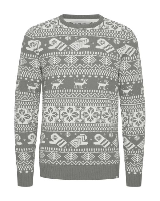 11 Project Strickpullover uwe in Gray für Herren