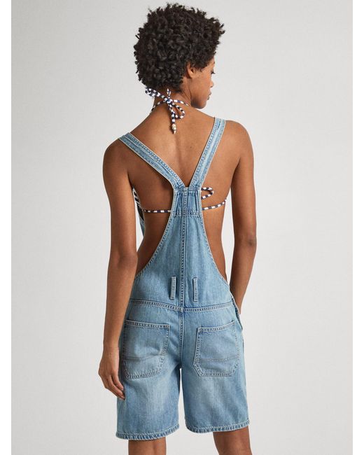 Pepe Jeans Blue Jumpsuit 'abby fabby'