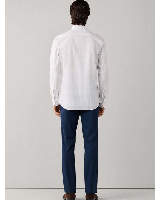 Hackett Hemd Check in White für Herren