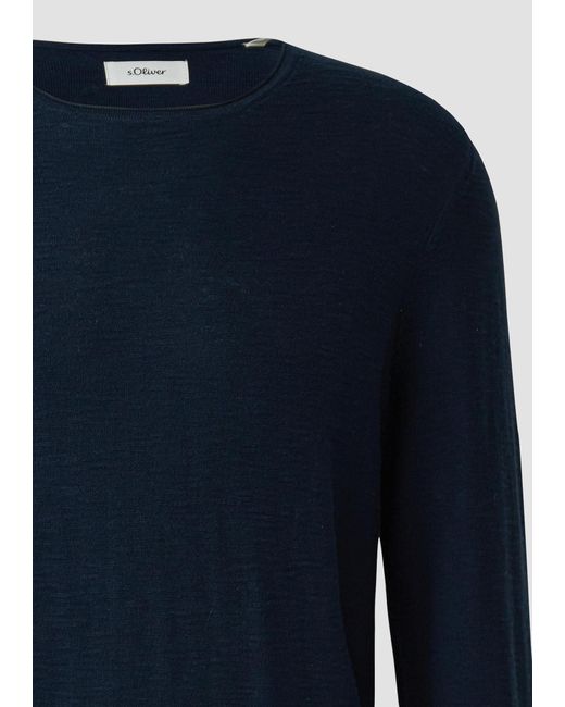 S.oliver Pullover in Blue für Herren