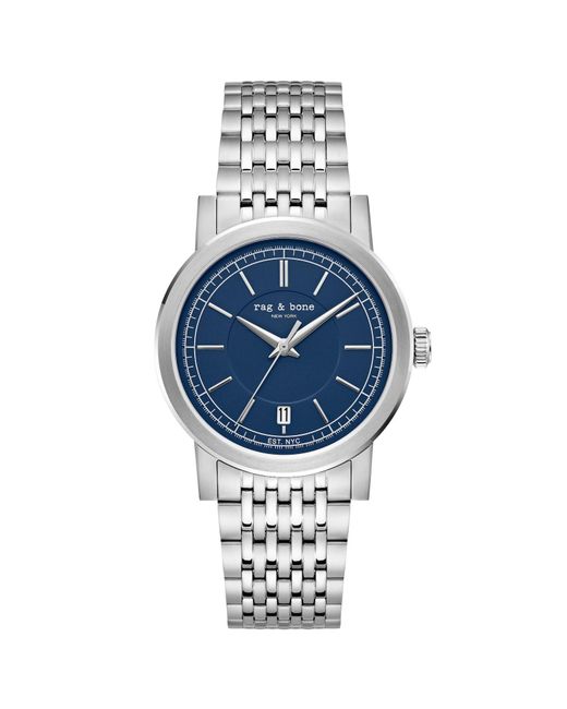 Rag & Bone Analoguhr Reign in Blue für Herren