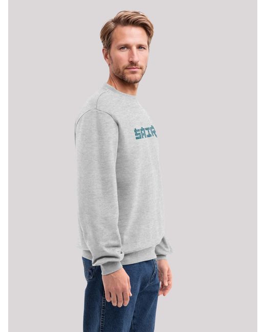 F4NT4STIC Sweatshirt Koi Fish Japan Streetstyle in Gray für Herren