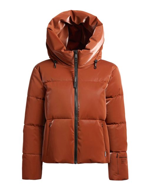 Khujo Orange Winterjacke Audrey Shiny