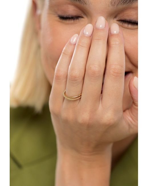 Elli Jewelry Metallic Ring Twisted