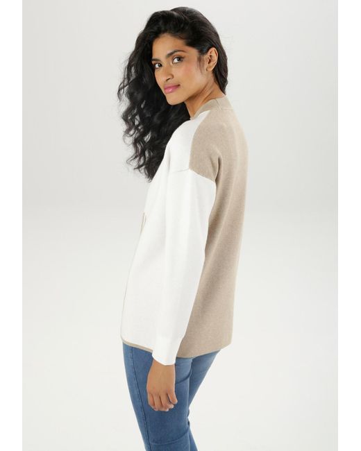 Aniston SELECTED Natural Pullover