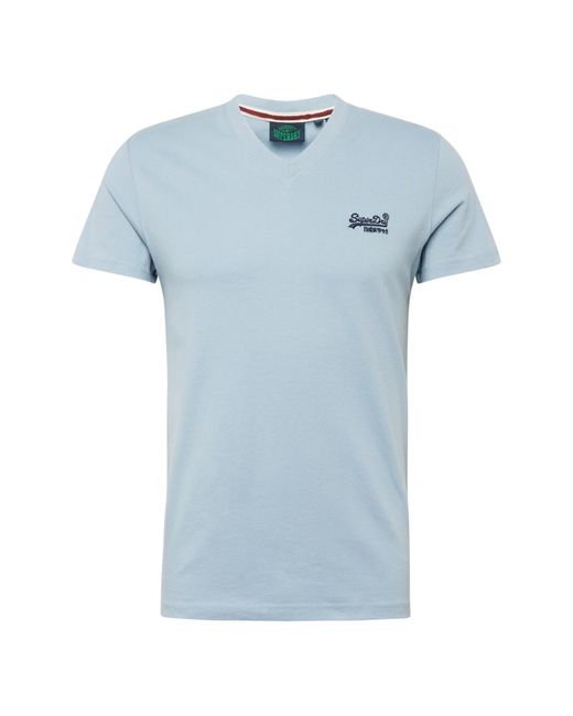 Superdry T-shirt 'essential' in Blue für Herren
