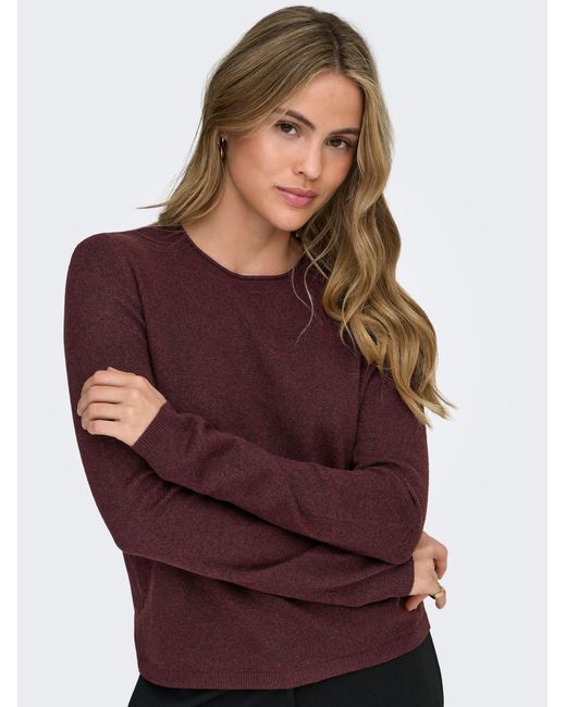 ONLY Purple Pullover Onlloyal