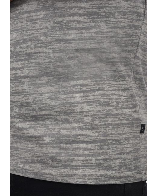 Solid Shirt Mevio in Gray für Herren
