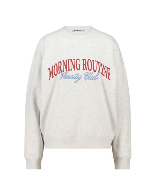 America Today White Sweatshirt