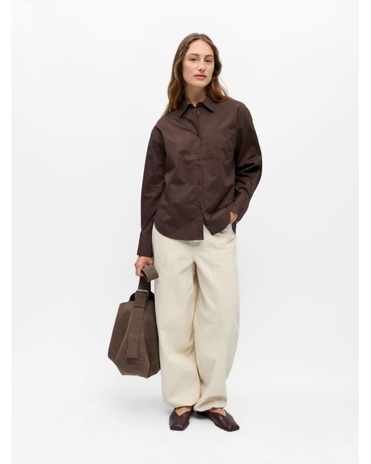 Object Brown Bluse Objzila