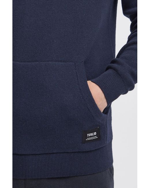 Solid Sweatshirt Kay in Blue für Herren