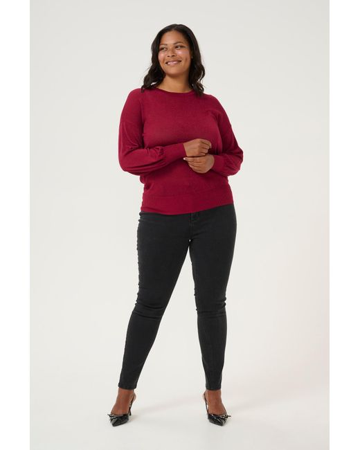 Kaffe Purple Pullover Kc Ankia