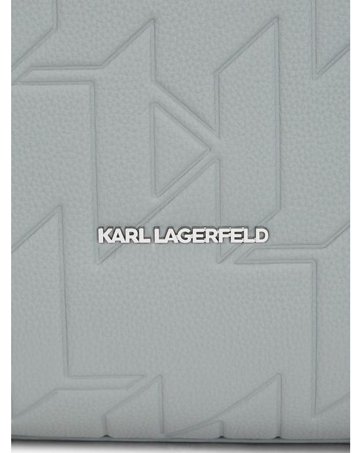 Karl Lagerfeld Gray Weekender