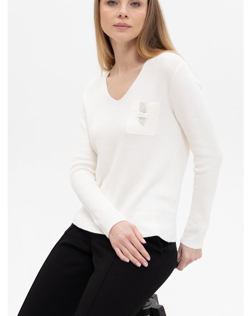Passioni White Pullover