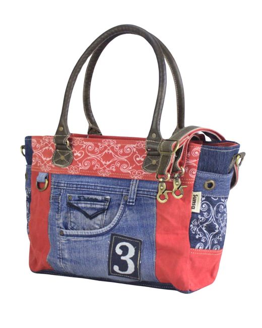 Sunsa Blue Handtasche