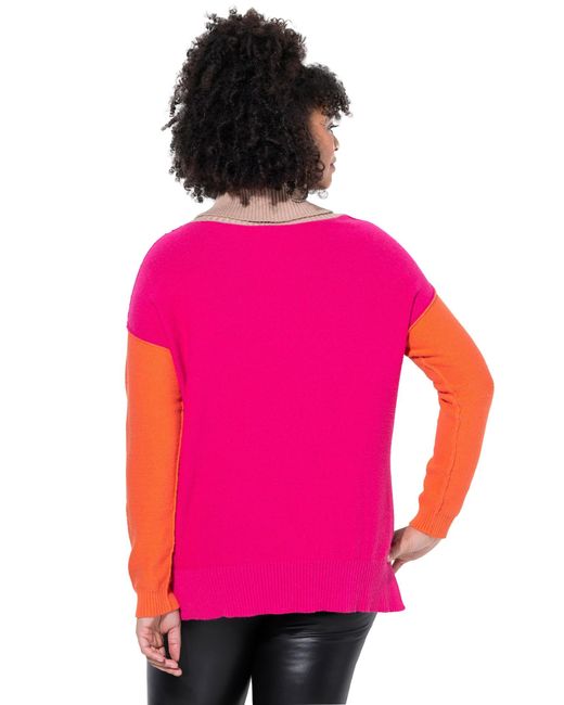 MIAMODA Orange Pullover