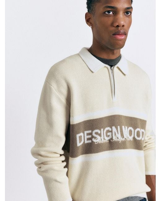 Pull&Bear Pullover in White für Herren