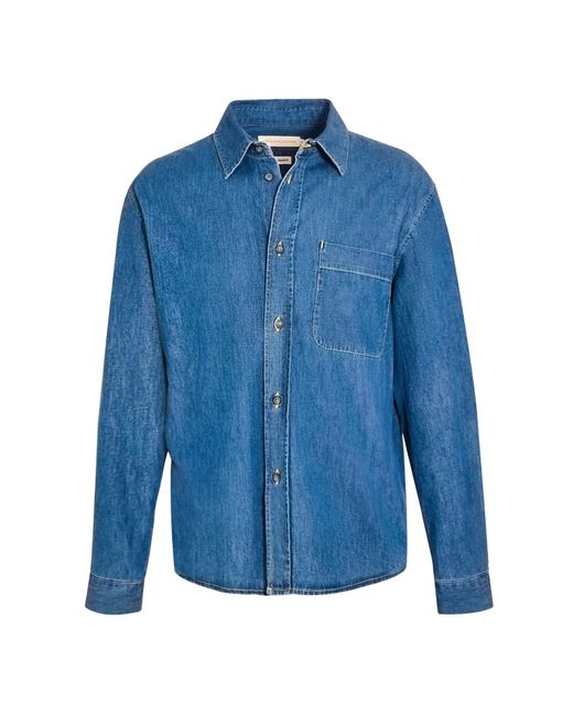 ORGANICATION Hemd in Blue für Herren