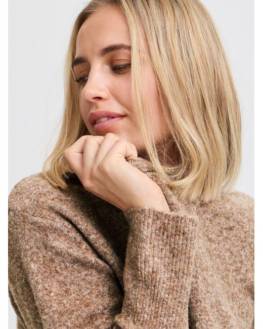 Pulz Brown Pullover Astra