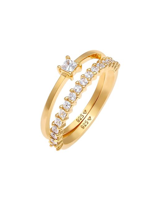 Elli Jewelry Metallic Ring Kristall Ring