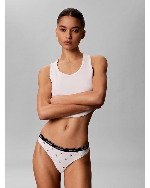 Calvin Klein White String