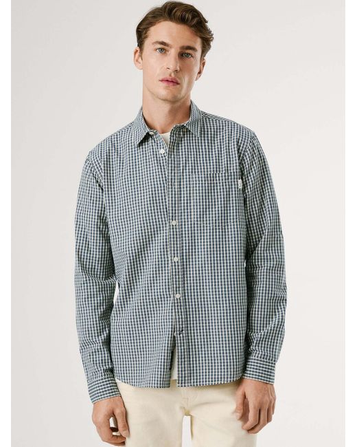 Pepe Jeans Hemd Colton in Blue für Herren