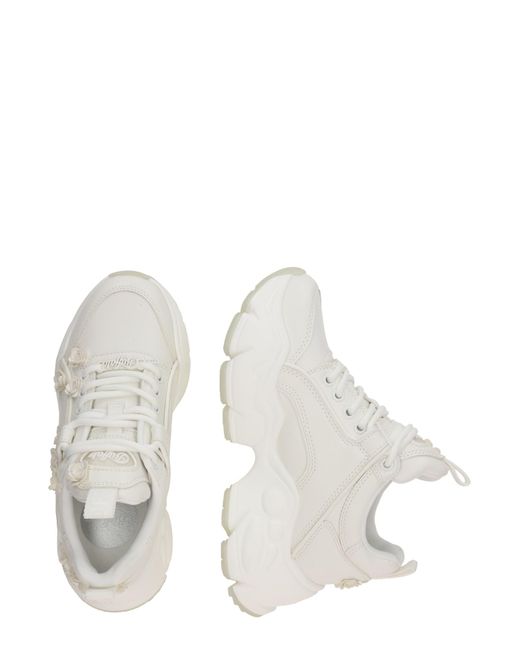 Buffalo White Sneaker Binary Rose