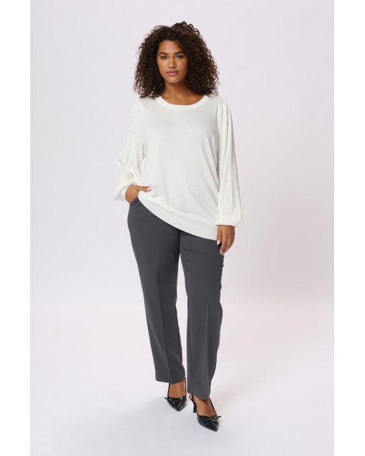 Kaffe White Pullover Kc Lini