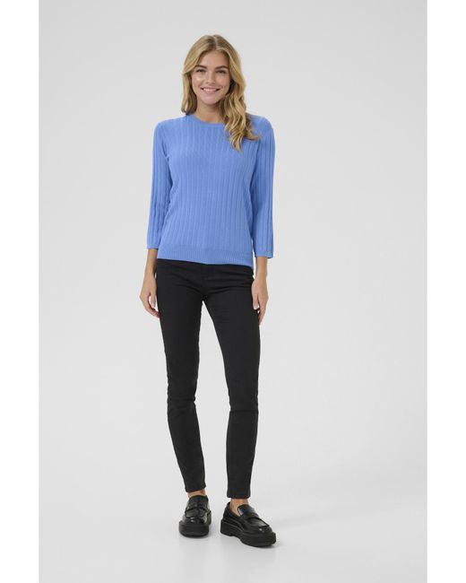 Kaffe Blue Pullover Lizza