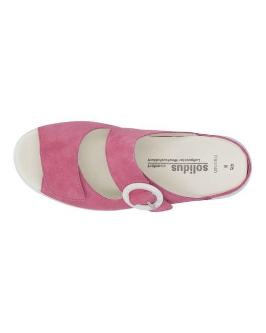 SOLIDUS Pink Pantolette Hannah