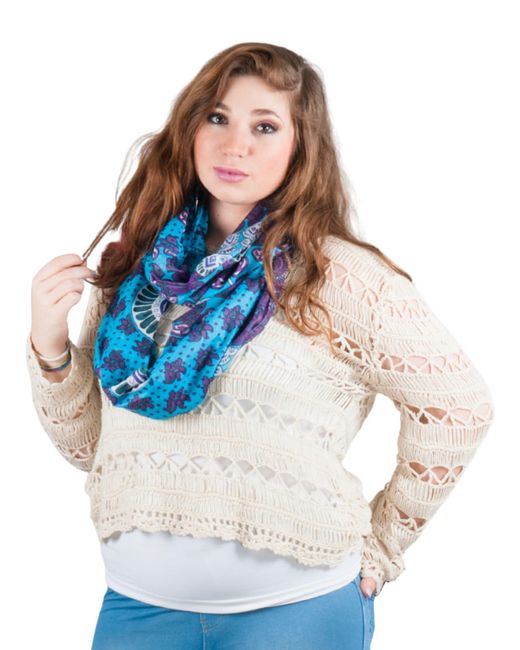 Sunsa Blue Schlauchschal