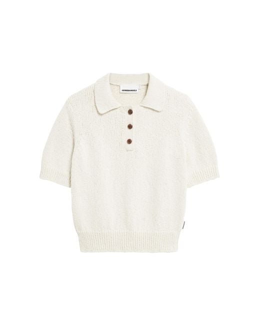 ARMEDANGELS White Pullover 'Anya'