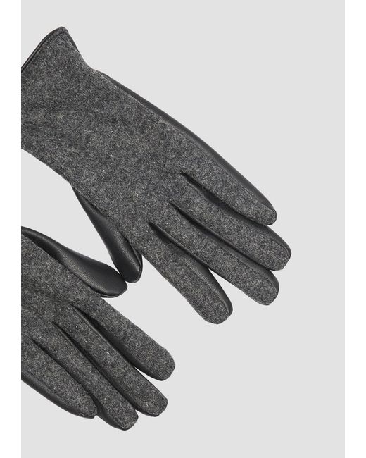 S.oliver Gray Fingerhandschuhe
