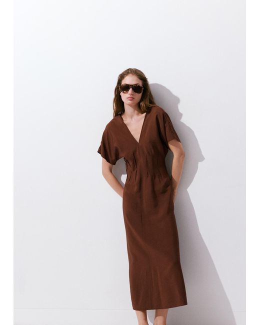 Mango Brown Kleid Sofia