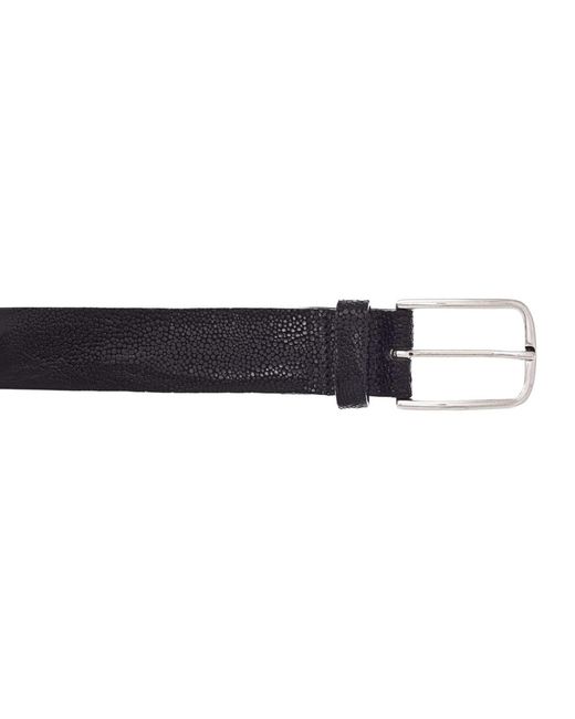 Vanzetti Ledergürtel 3.5Cm in Black für Herren