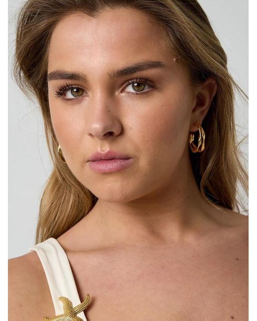 Cala Rose Metallic Ohrringe Twisted Wave